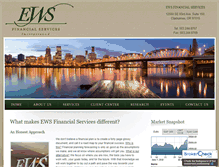 Tablet Screenshot of ewsfinancialservices.com